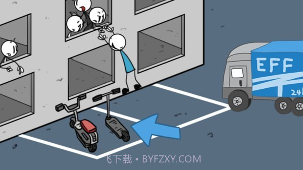 火柴人亡命逃脱截图2