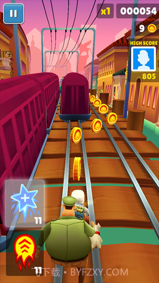 地铁跑酷锅巴高仿定制版截图2