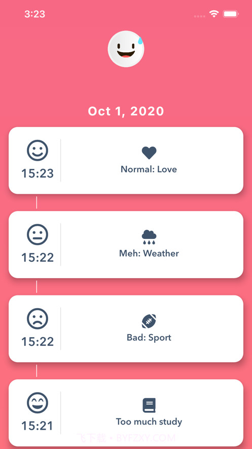 MoodTracker:)Widget截图3