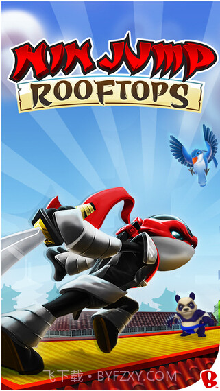 忍者跳跃：屋顶狂奔截图1