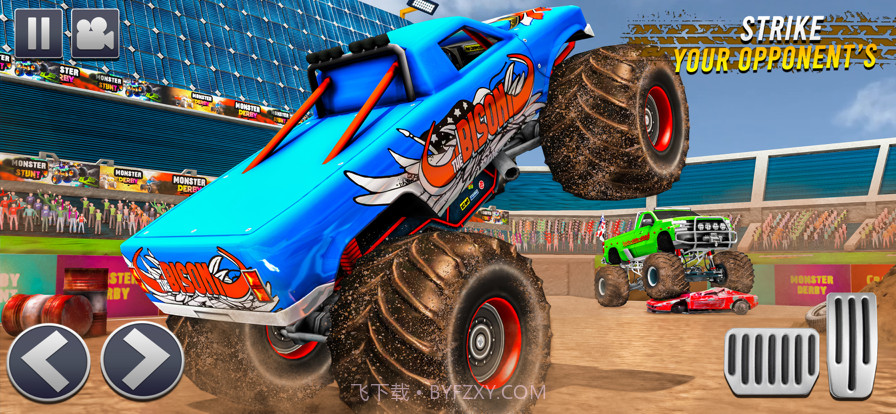 怪物果酱卡车赛车截图3