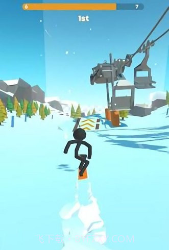 火柴人滑雪完美版截图2