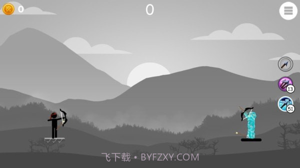 火柴人爱弓箭手截图1 火柴人爱弓箭手截图1