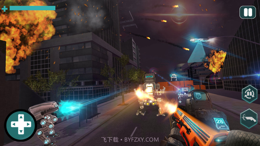 史诗般的科幻战争机器人大战截图1