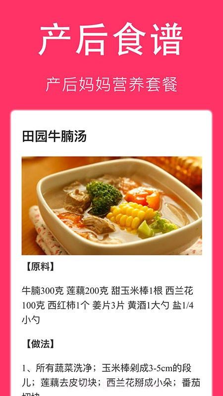 孕妇食谱大全截图2