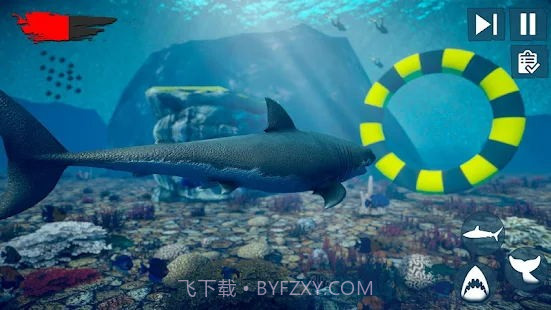 愤怒鲨鱼木筏生存截图2 愤怒鲨鱼木筏生存截图2