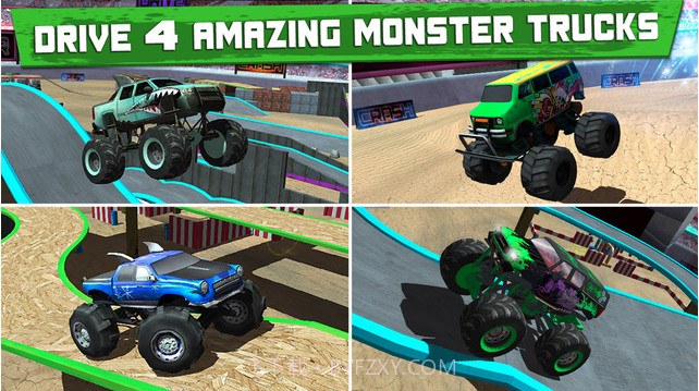 怪物卡车停车模拟截图2