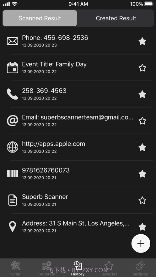 SuperBScanner-QR码阅读器截图9