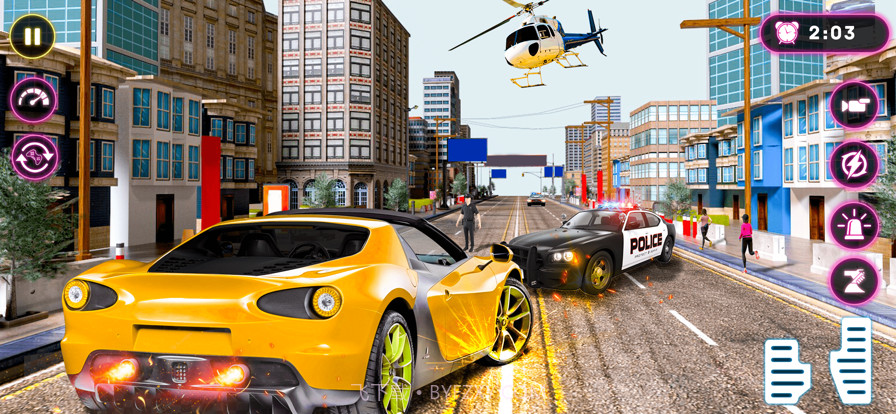 警察模拟器小偷追逐截图1