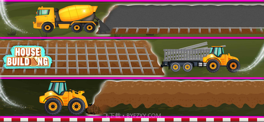 家庭建筑卡车游戏截图2