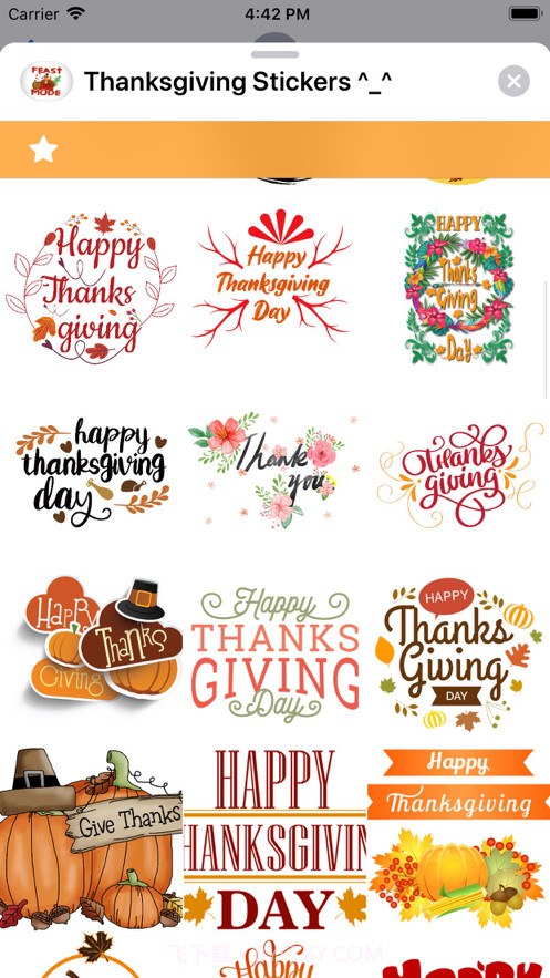 ThanksgivingStickers^_^截图4