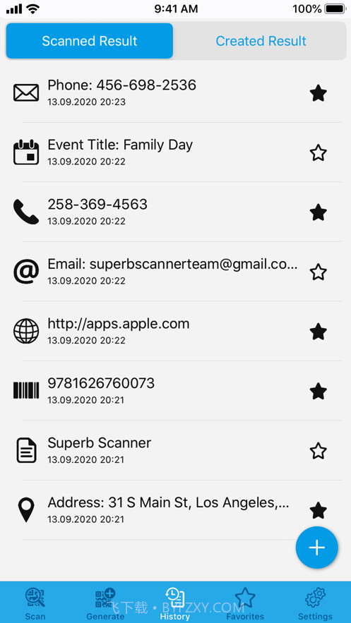 SuperBScanner-QR码阅读器截图4