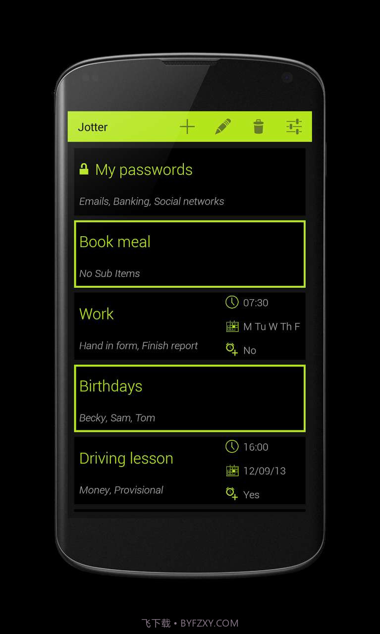 Jotter 记事本截图3
