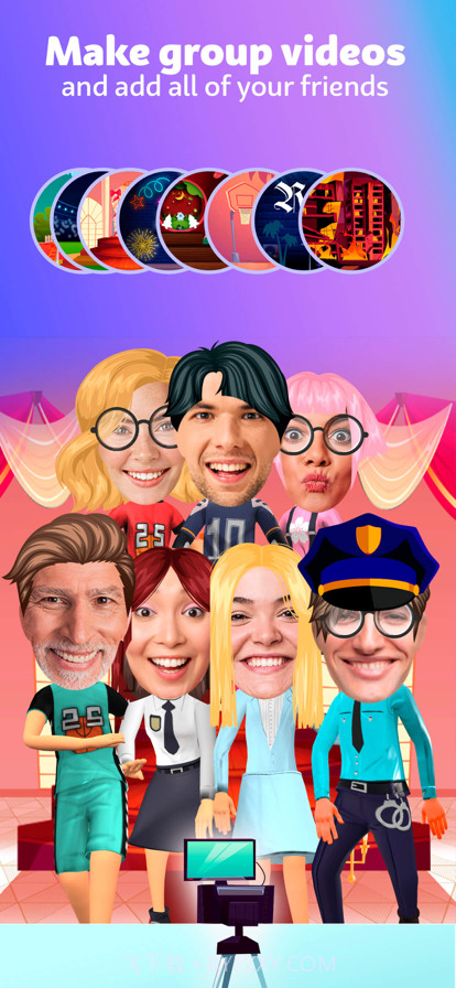 有趣的面部视频截图1 有趣的面部视频截图1