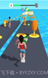 女孩接力赛3D截图2