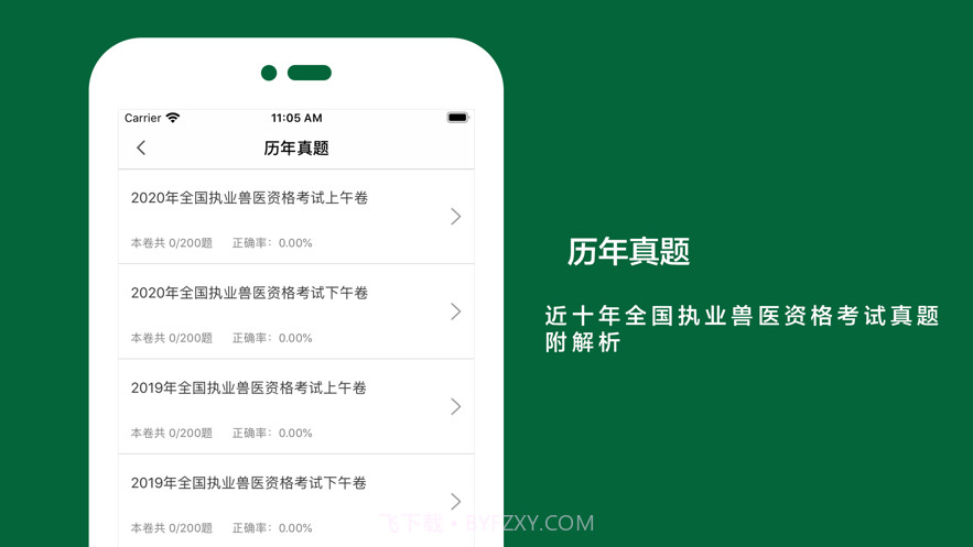 2021执业兽医资格考试题库截图2