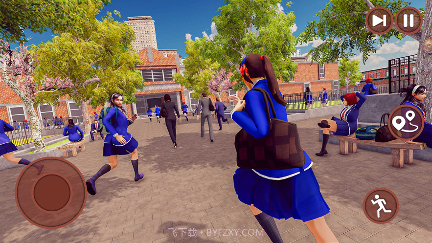 日本动画片学校女孩扬德生活截图5