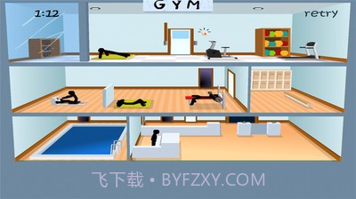 火柴人死亡健身截图3