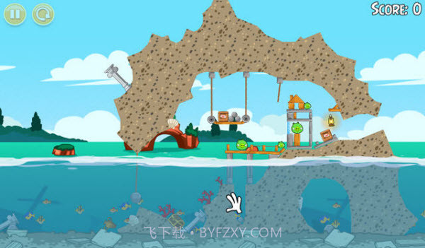 愤怒的小鸟夏季版截图2