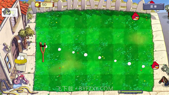 愤怒的小鸟VS僵尸3截图1