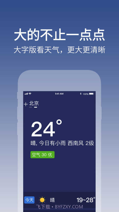 天气大字版截图1