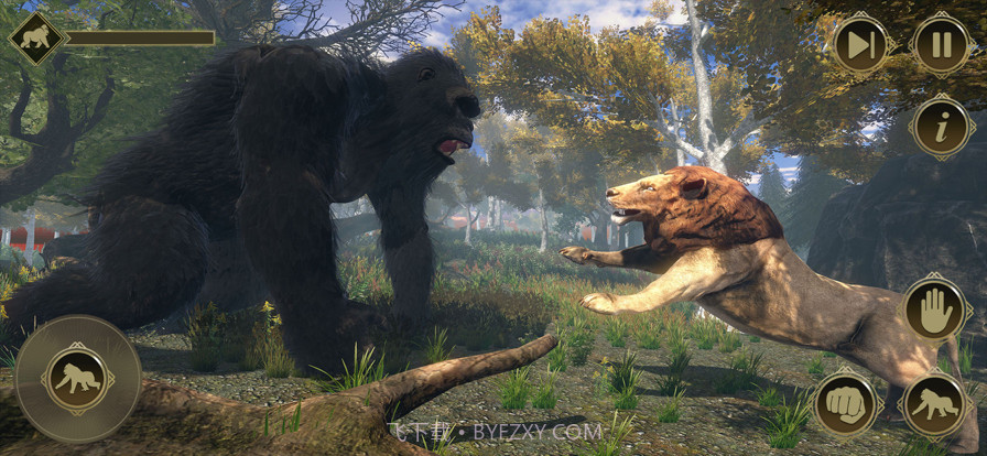 生气的大猩猩怪物打猎模拟截图4