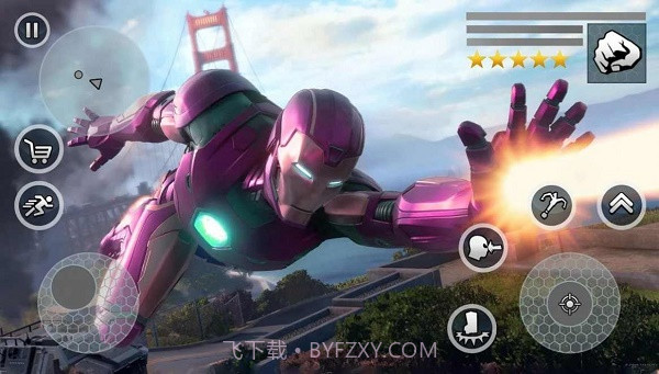 钢铁侠超级绳索英雄截图3 钢铁侠超级绳索英雄截图3