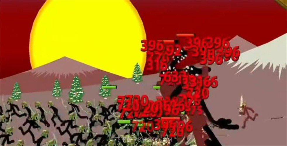 火柴人战争遗产树叶魔改版截图1