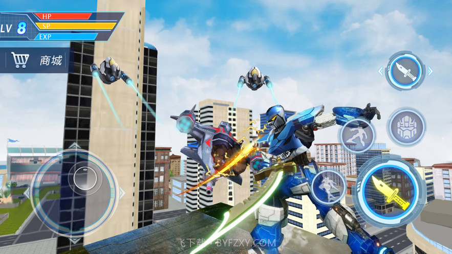 变形机器人大战未来时空终结者截图3 变形机器人大战未来时空终结者截图3