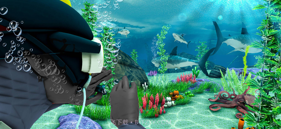 水肺潜水员水下救援截图5