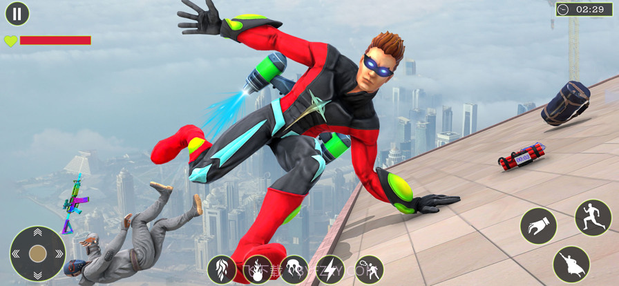 大蜘蛛绳英雄城截图3