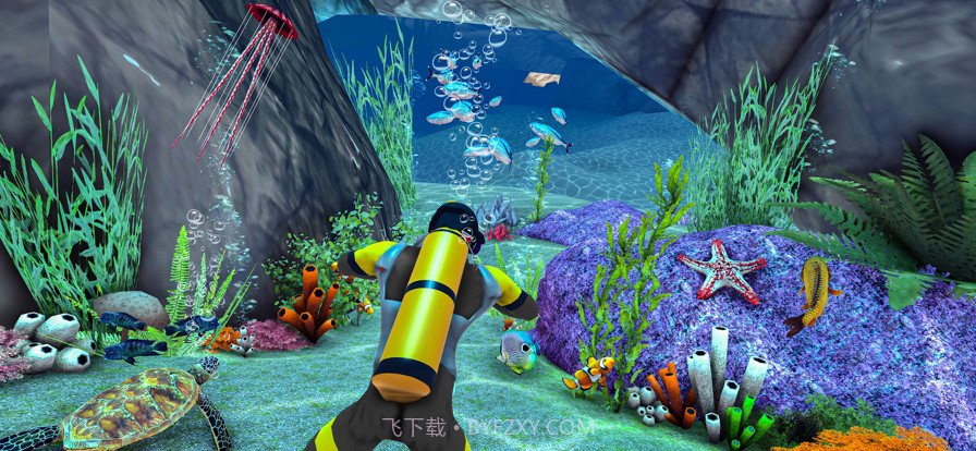 水肺潜水员水下救援截图2
