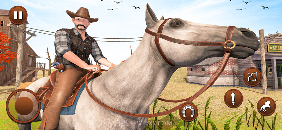 马模拟器牛仔截图2