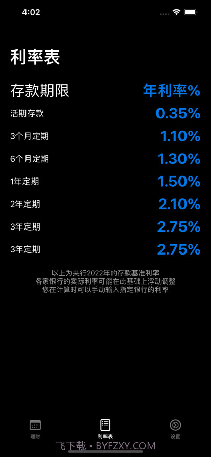 存款计算器截图3