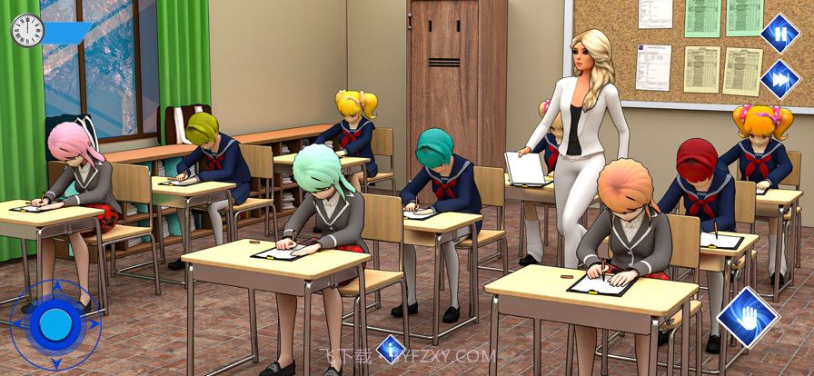 高中教师生活游戏截图1