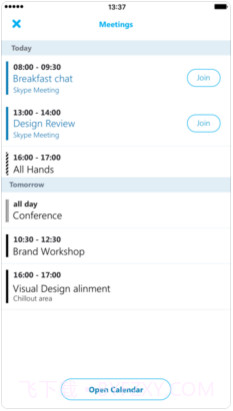 Skype for Business截图2