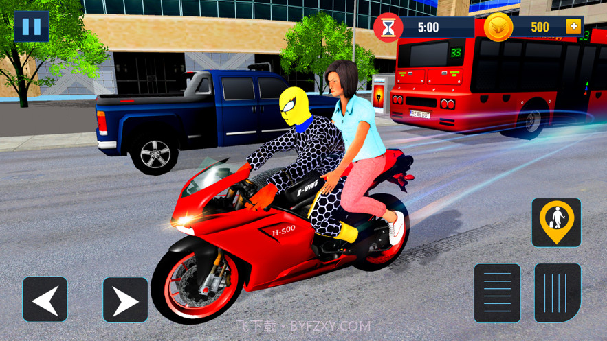 蜘蛛超级英雄自行车救援2截图1