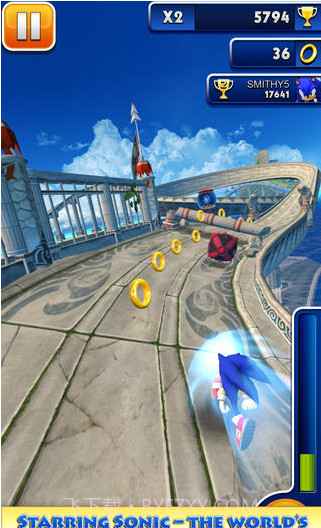 索尼克冲刺截图1 索尼克冲刺截图1