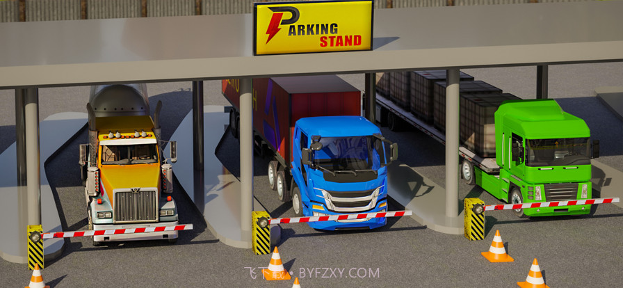 18轮卡车停车模拟截图1 18轮卡车停车模拟截图1