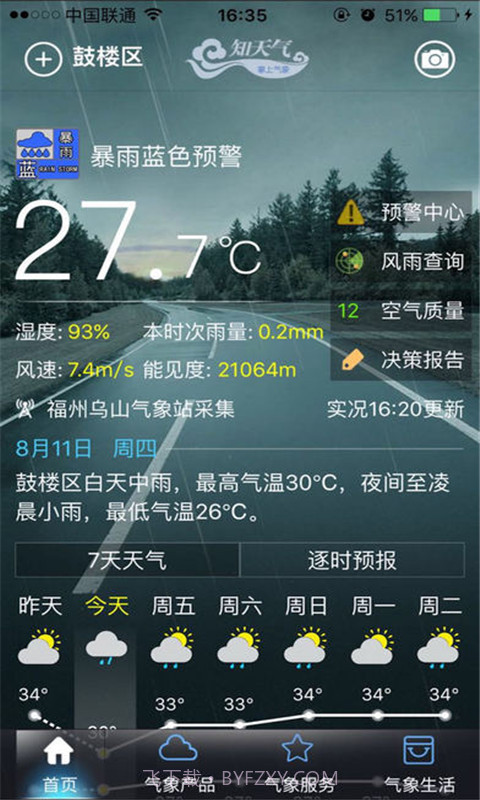 知天气-福建截图2