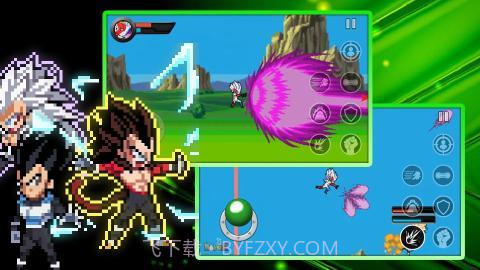 像素赛亚人格斗截图2