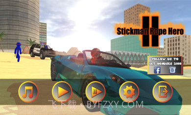 火柴人绳索英雄2023内置mod菜单截图1