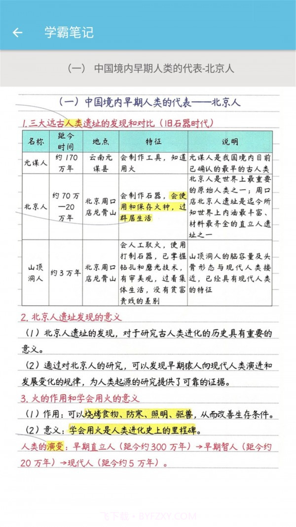 七年级上册历史辅导截图3