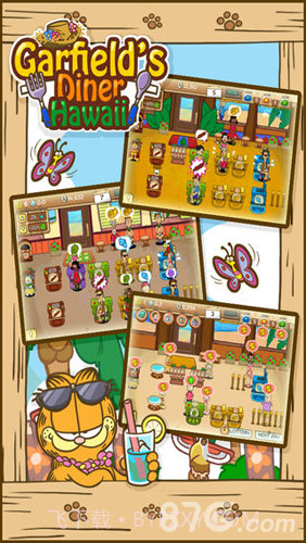 加菲猫餐厅: 夏威夷篇截图2