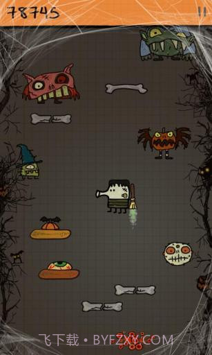 涂鸦跳跃诈尸版 Doodle Jump截图5