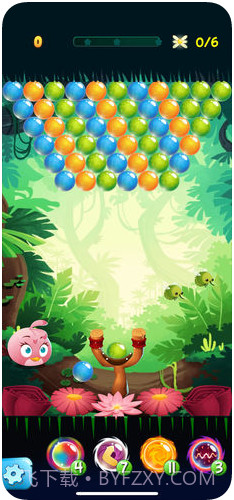 愤怒的小鸟泡泡大战截图2