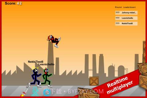 火柴人跑酷 Stick Run Mobile截图4 火柴人跑酷 Stick Run Mobile截图4