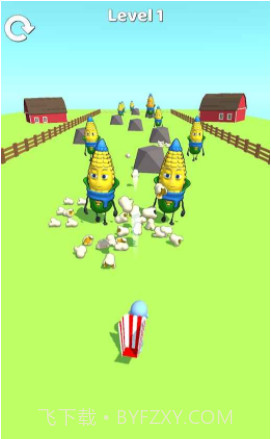 爆米花射击跑截图3