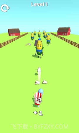 爆米花射击跑截图1