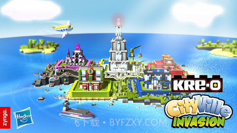 玩具城防御(KRE-O CityVille In截图1 玩具城防御(KRE-O CityVille In截图1